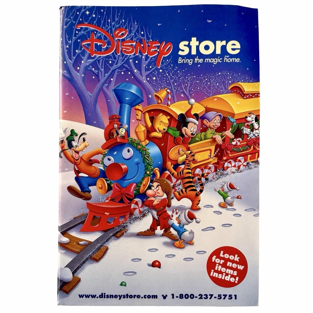 Disney Store 2000 Holiday Catalog Christmas Gifts Collectibles Mickey & Friends
